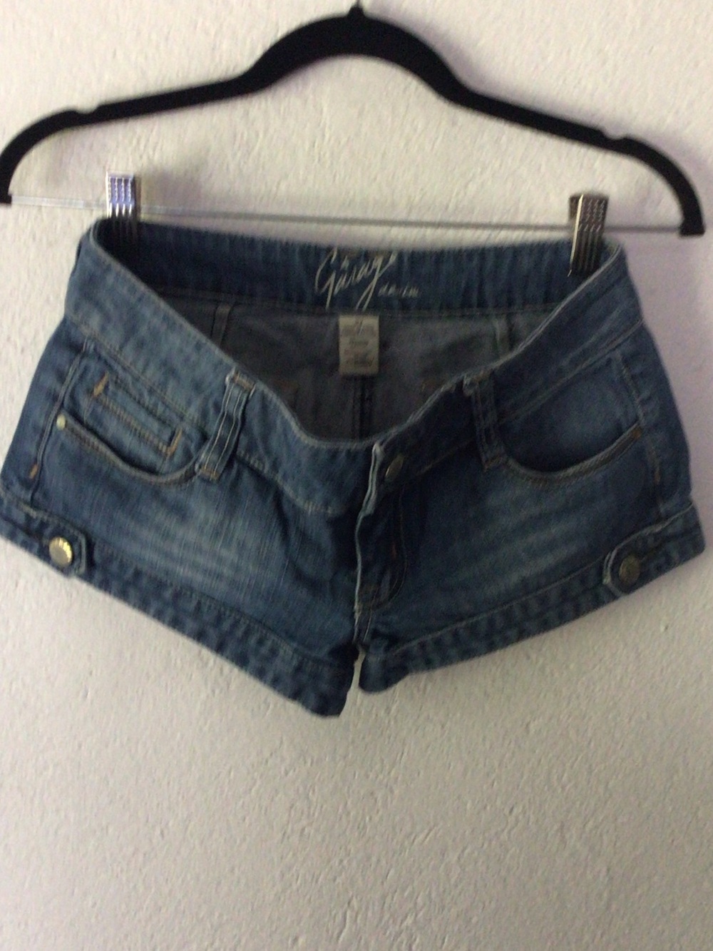 Garage Blue Denim Jean Shorts